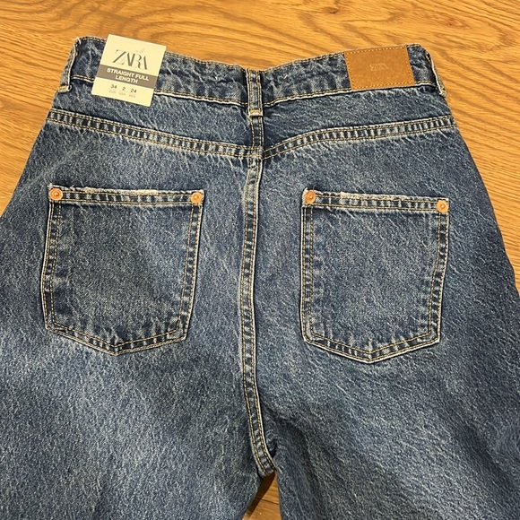 ZARA High Waisted Straight Leg - 34/2 - Picture 4 of 5